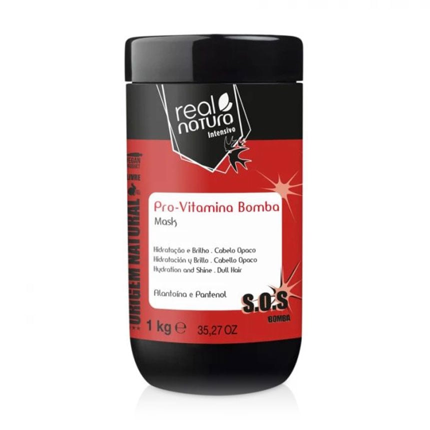 Маска для інтенсивного зволоження волосся Real Natura Sem Sal Pro-Vitamina Bomba, 1 кг