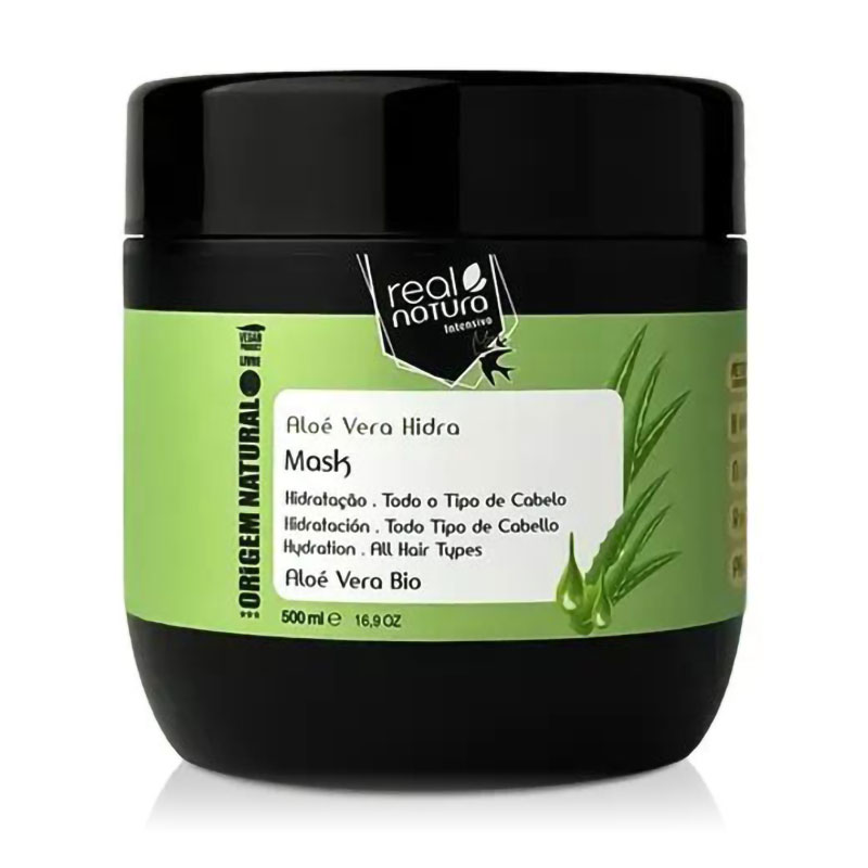 Маска для зволоження волосся Real Natura Sem Sal Aloe Vera Hidra, 500 мл